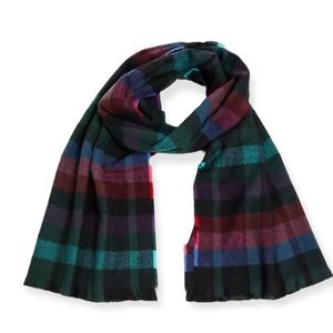 Torrid Blanket Scarf - Multi Block Plaid